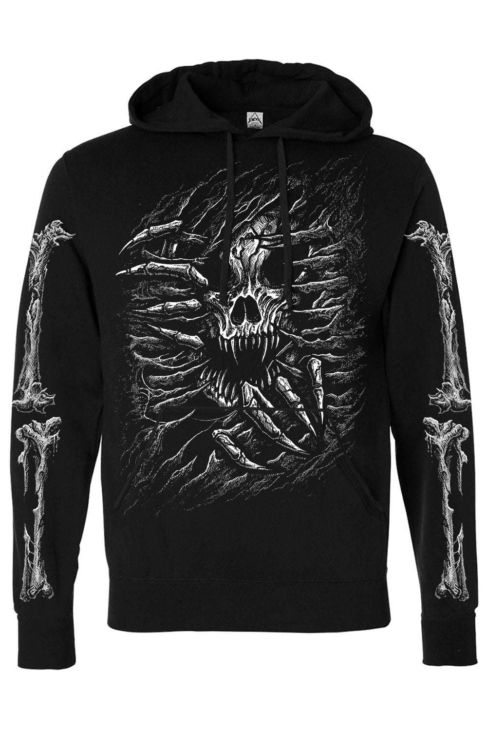 gothic graphic hoodie