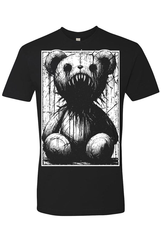 heavy metal teddy bear t-shirt