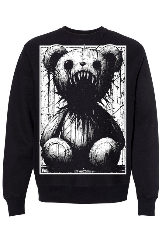 emo teddy bear horror sweater sweatshirt