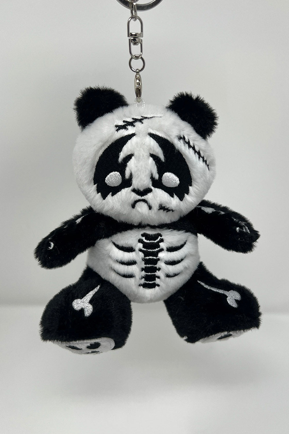 Death Metal Panda Plush Keychain