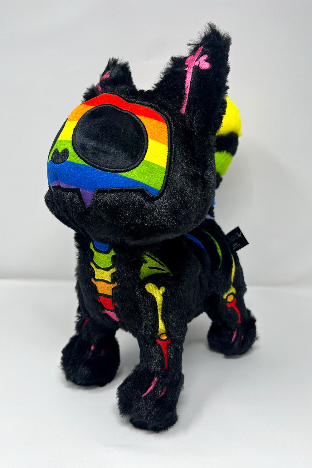 Rainbow Skelekitty Plush Toy