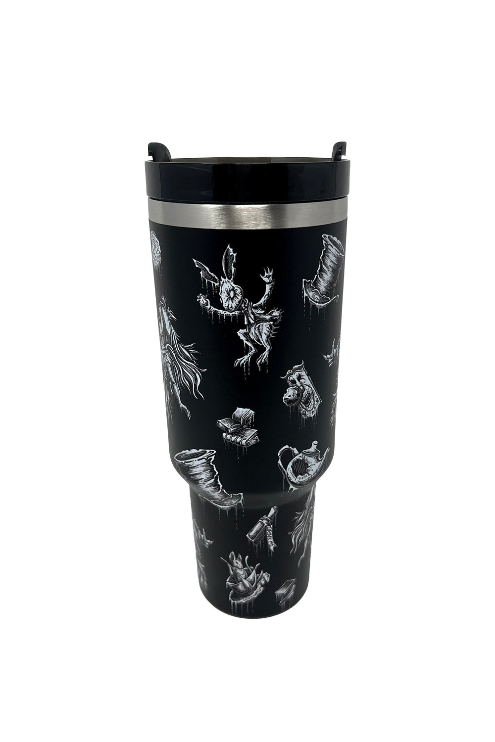 alice in wonderland stainless steel tumbler travel cup