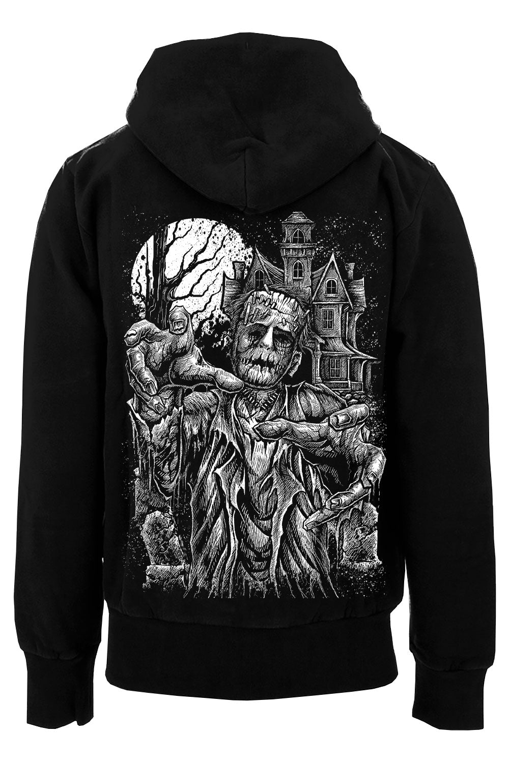 gothic frankenstein hoodie