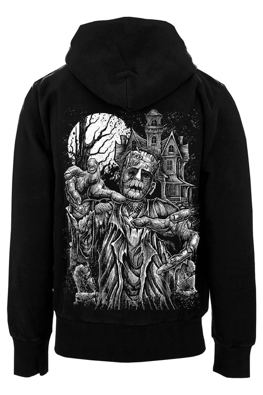 gothic frankenstein hoodie