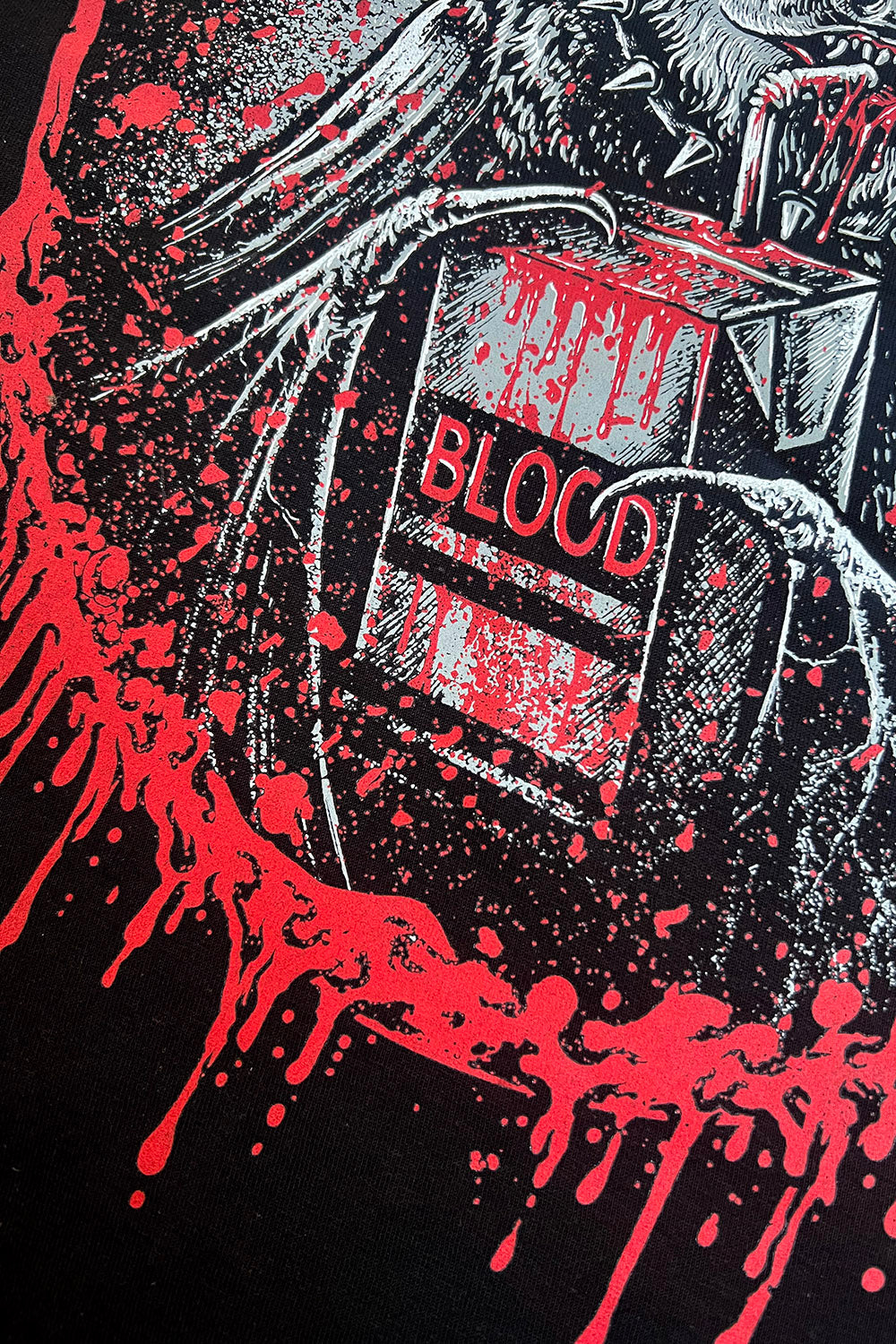 emo blood drip tshirt