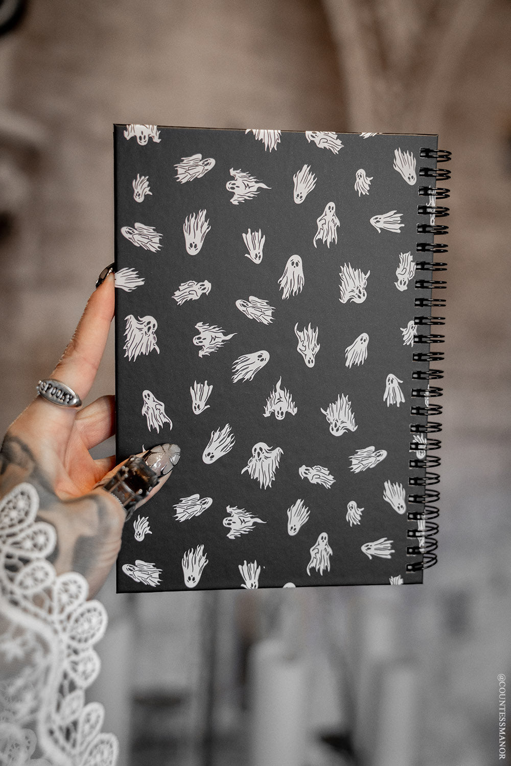 hardcover haunted mansion ghost journal