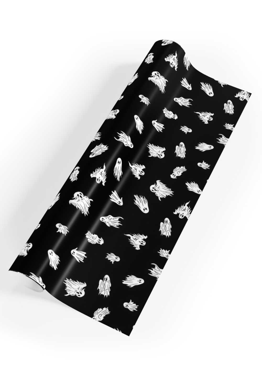 emo ghost pattern wrapping paper