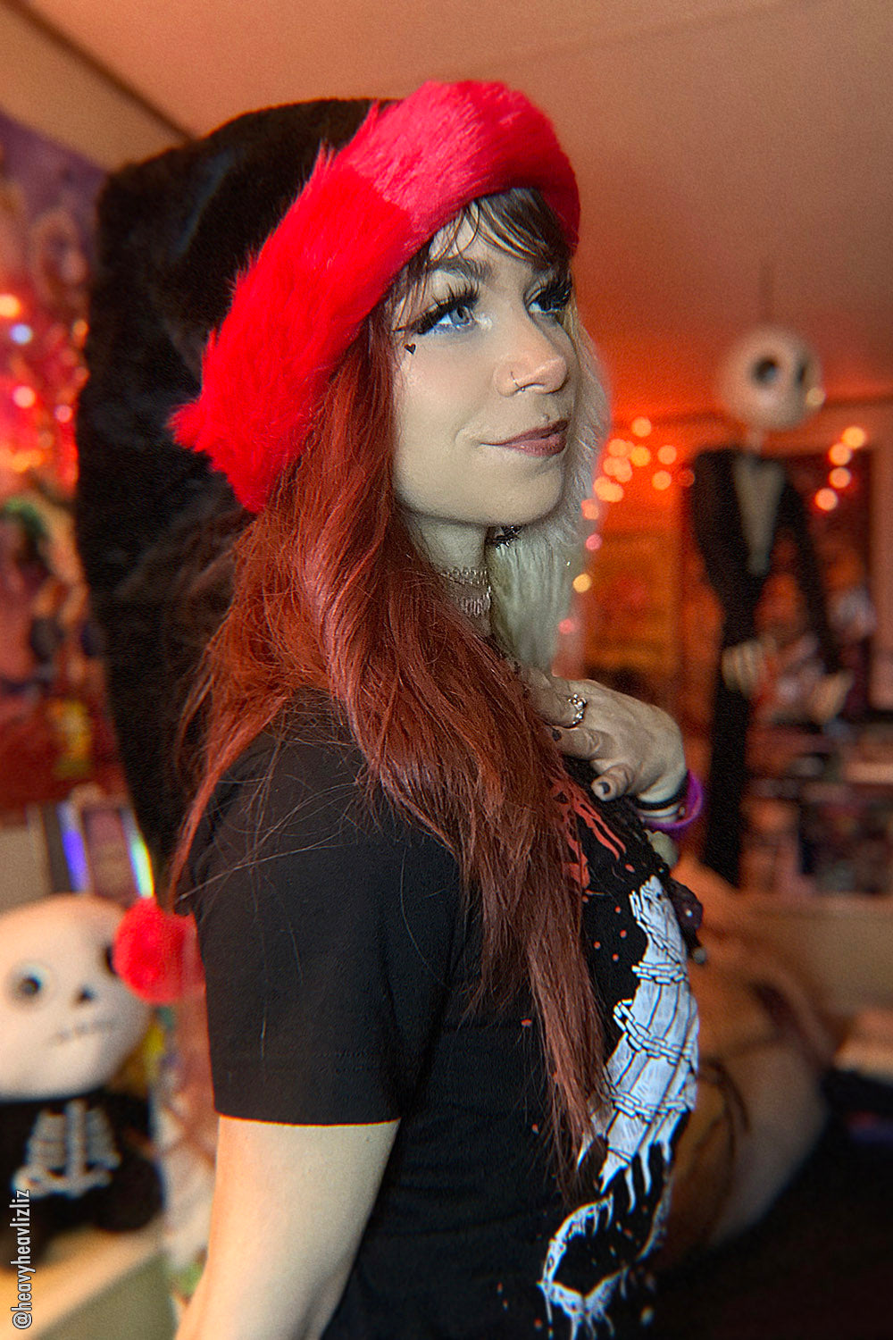 Santa Claws Hat [BLACK/RED]