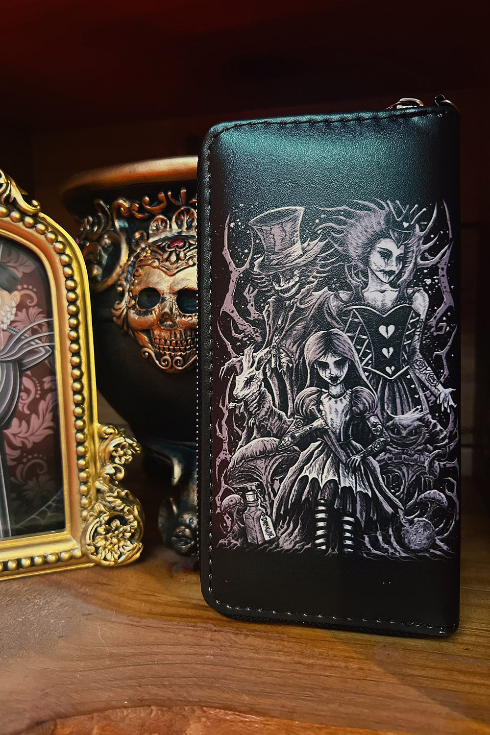 gothic mushroom wallet