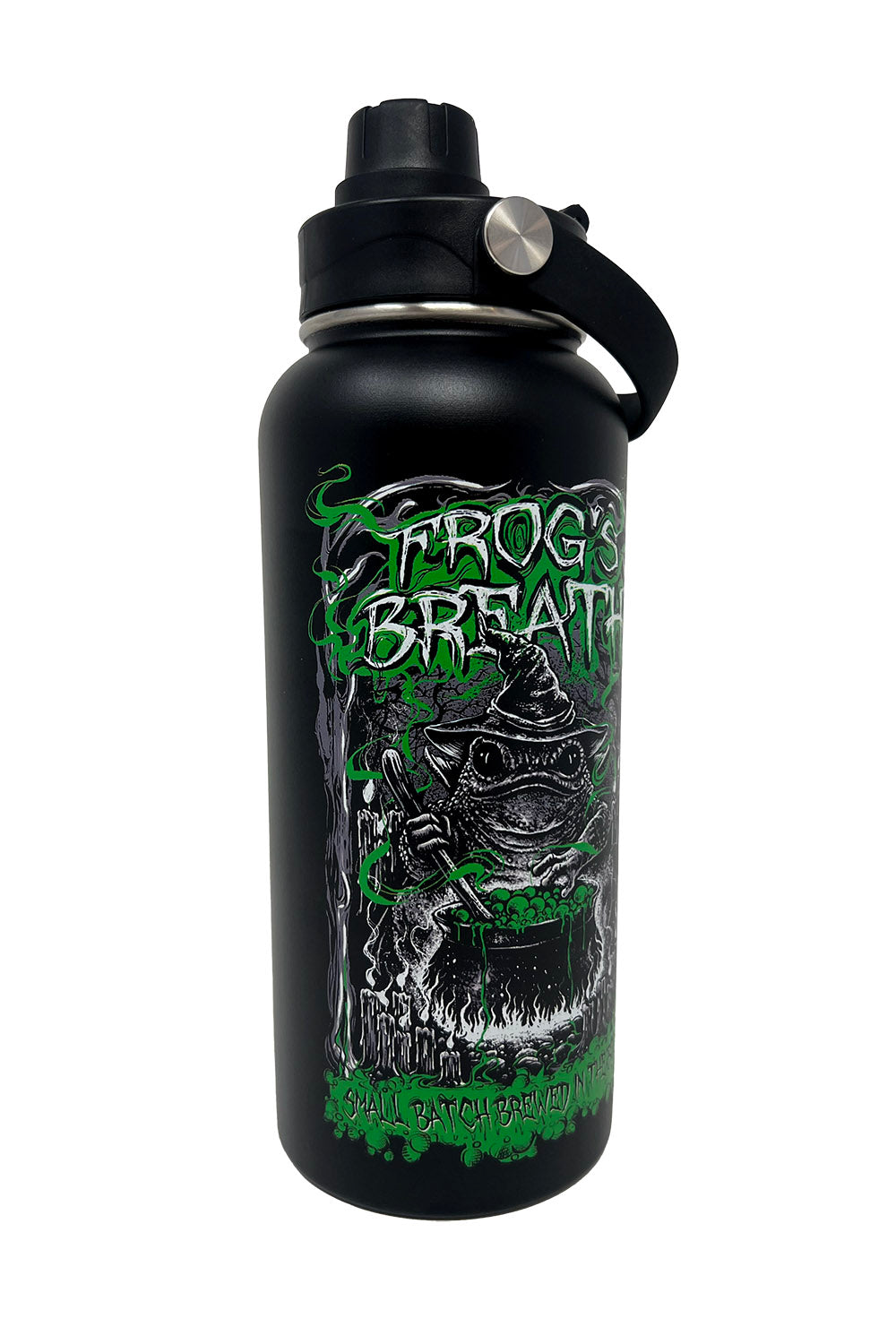 gothic witch toad stainless steel water bottle