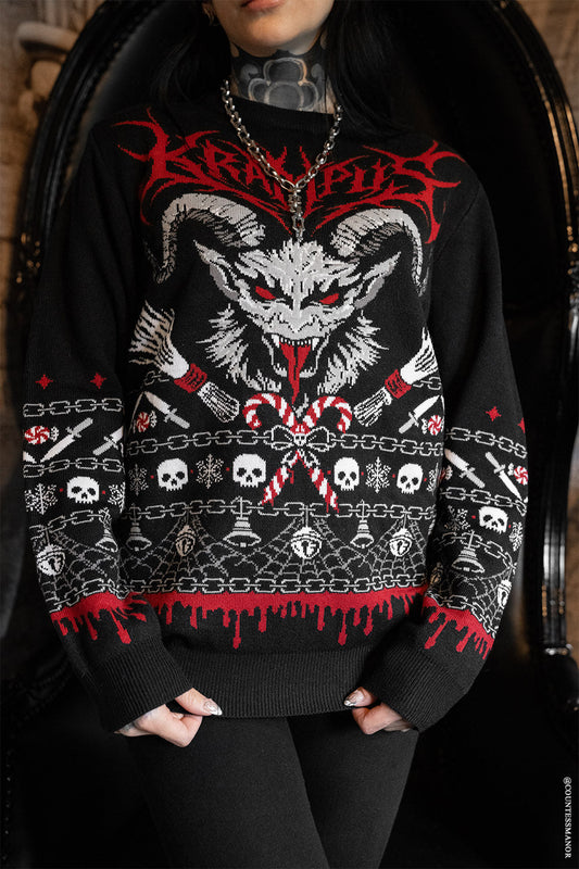 scary christmas sweater