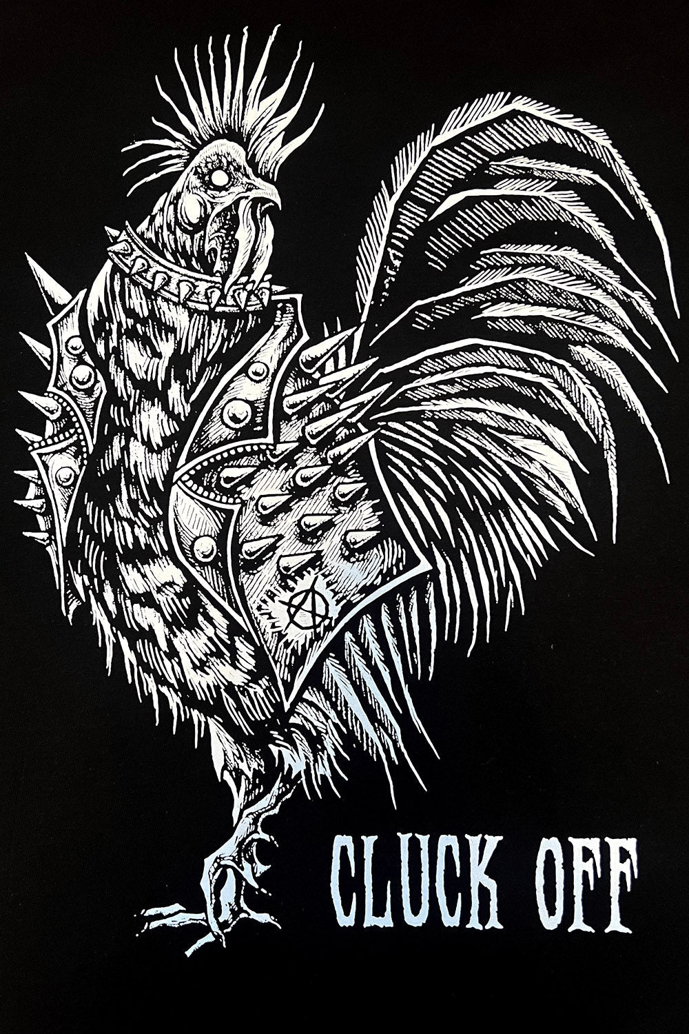 funny gothic hen rooster shirt