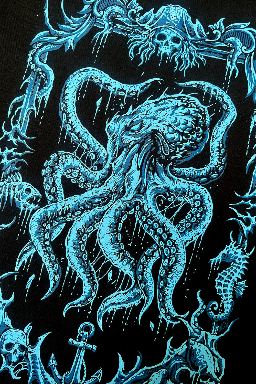 gothic kraken octopus hoodie