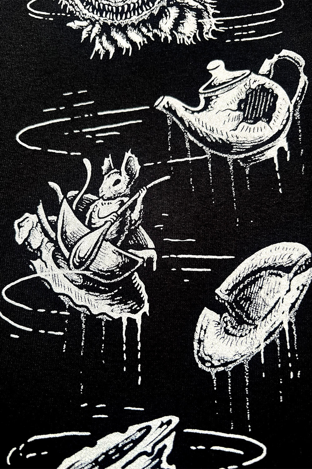 dark gothic alice in wonderland sweatpants