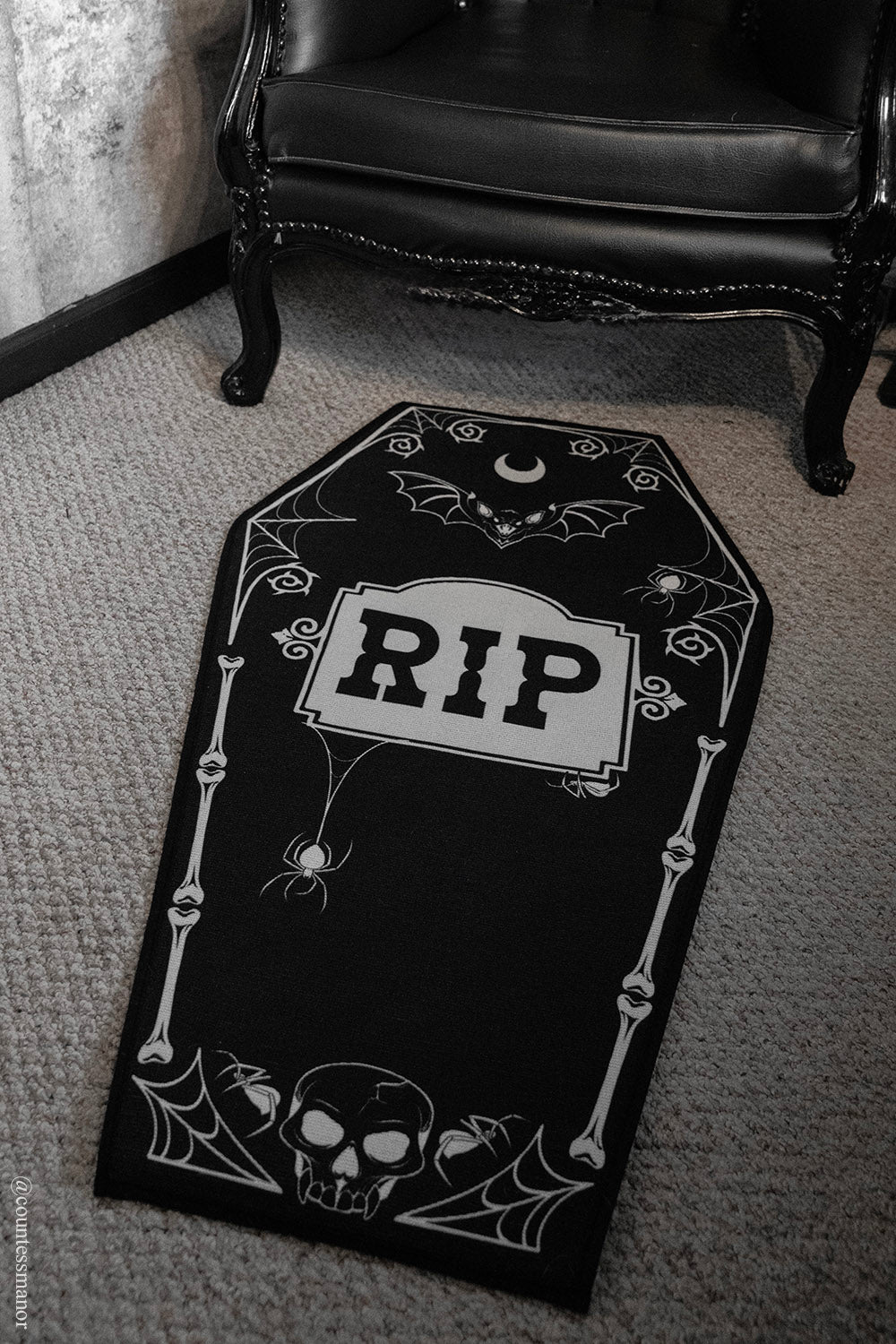 coffin shaped bathmat 
