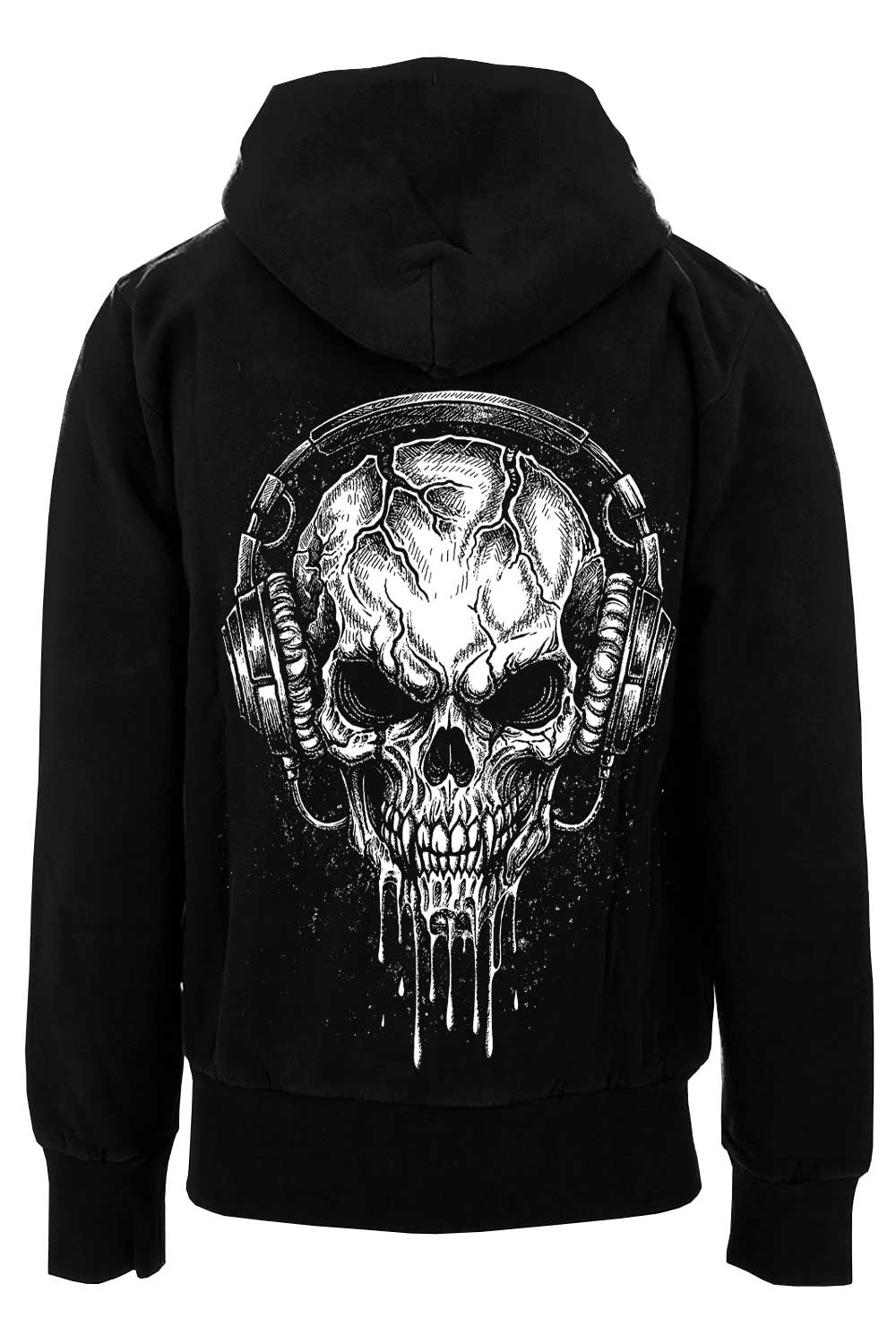 gothic skull hoodie