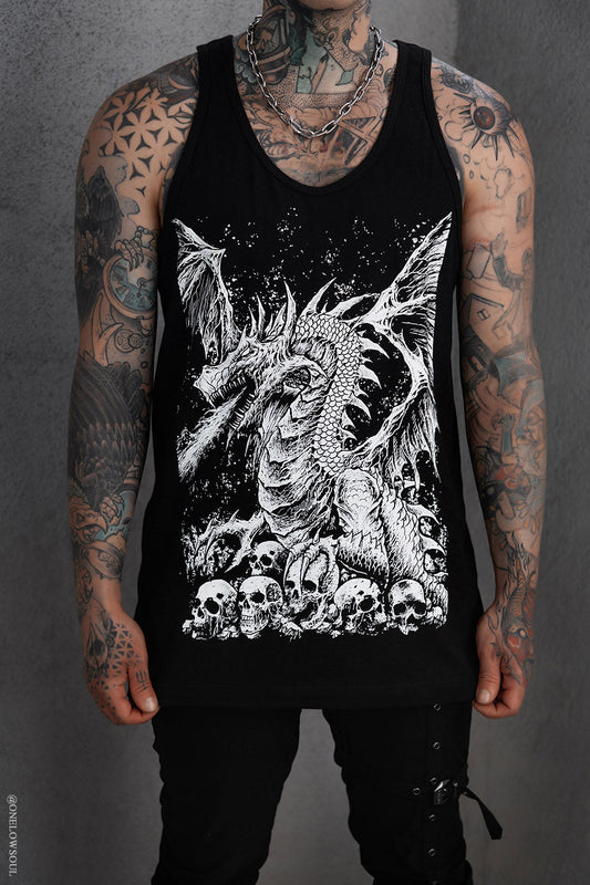 gothic dragon tank top