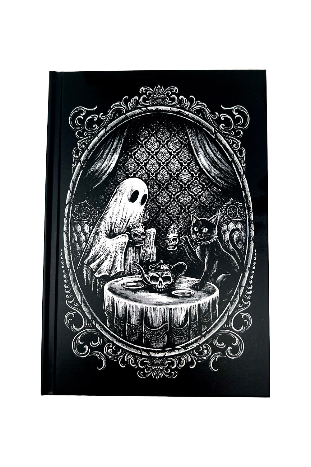 ghost and black cat notebook