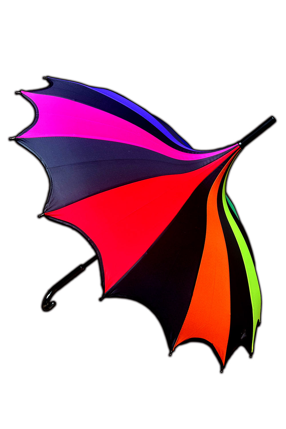 goth rainbow umbrella