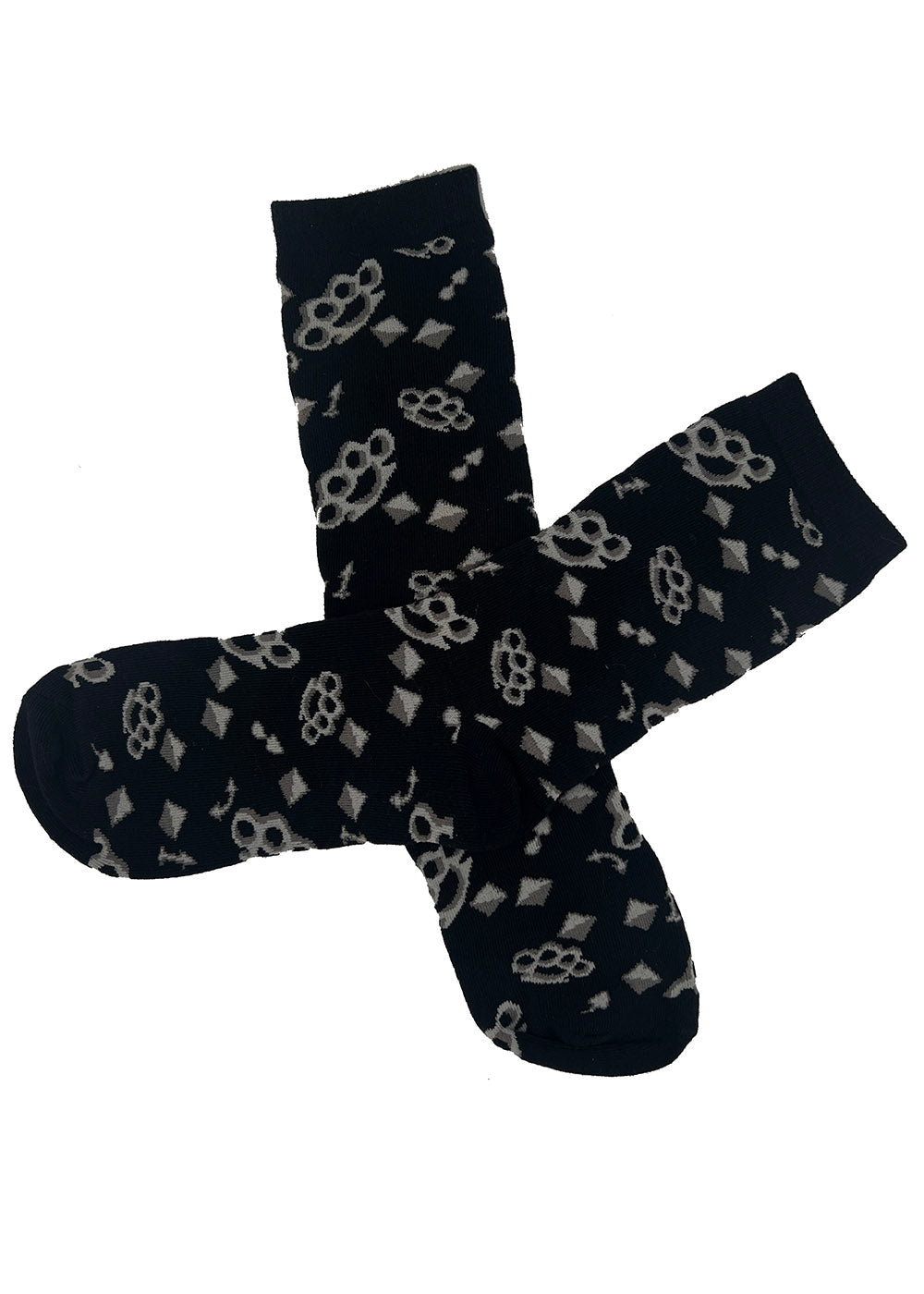 pyramid stud punk socks