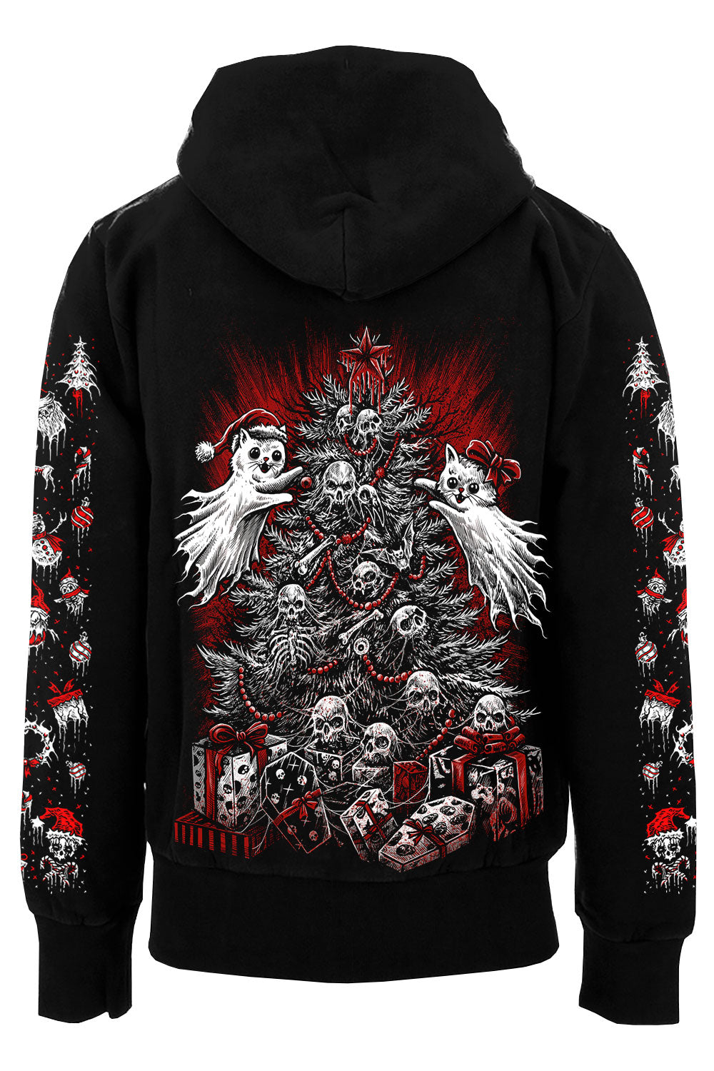 xmas cotton gothic hoodie