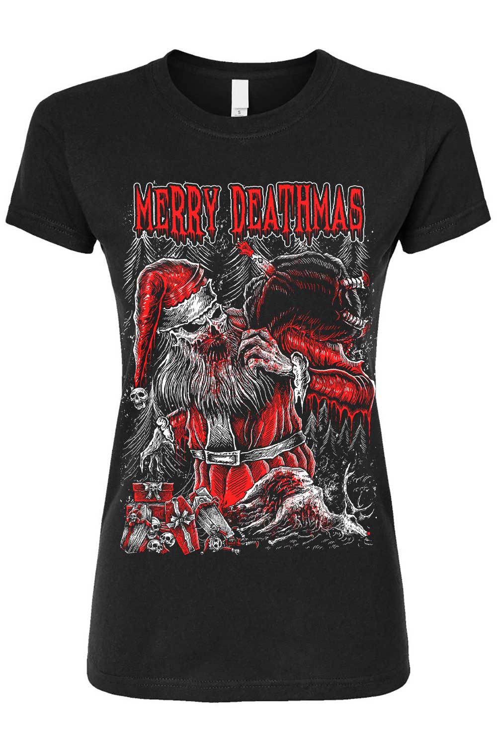Merry Deathmas Christmas Tee [Multiple Styles Available]