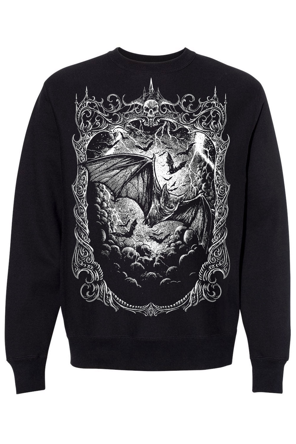 gothic bat sweatshirt by vampire freaks