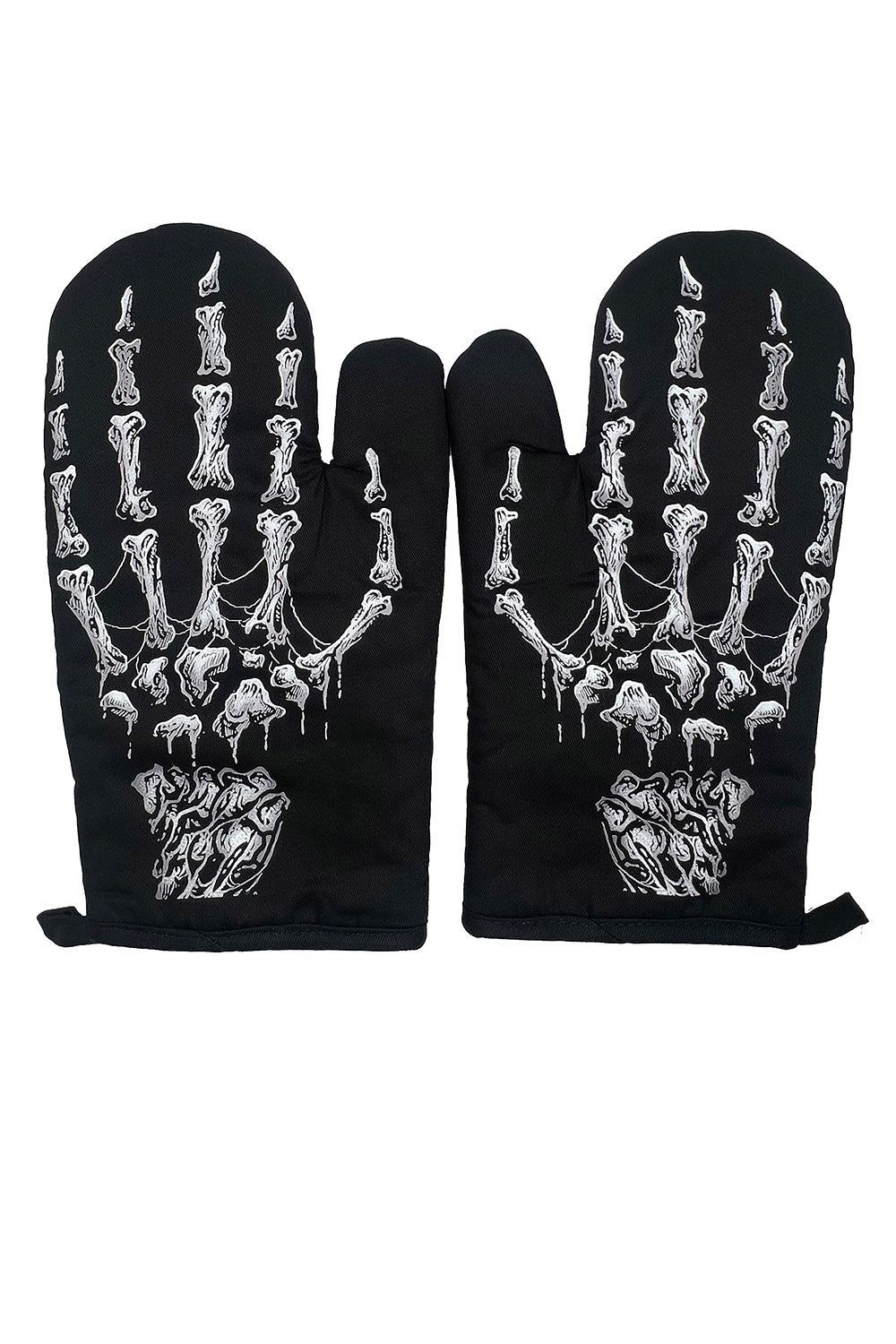 gothic oven mitt set