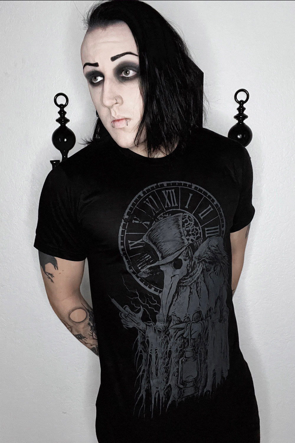 Plague Doctor T-shirt [GREY ASHES]