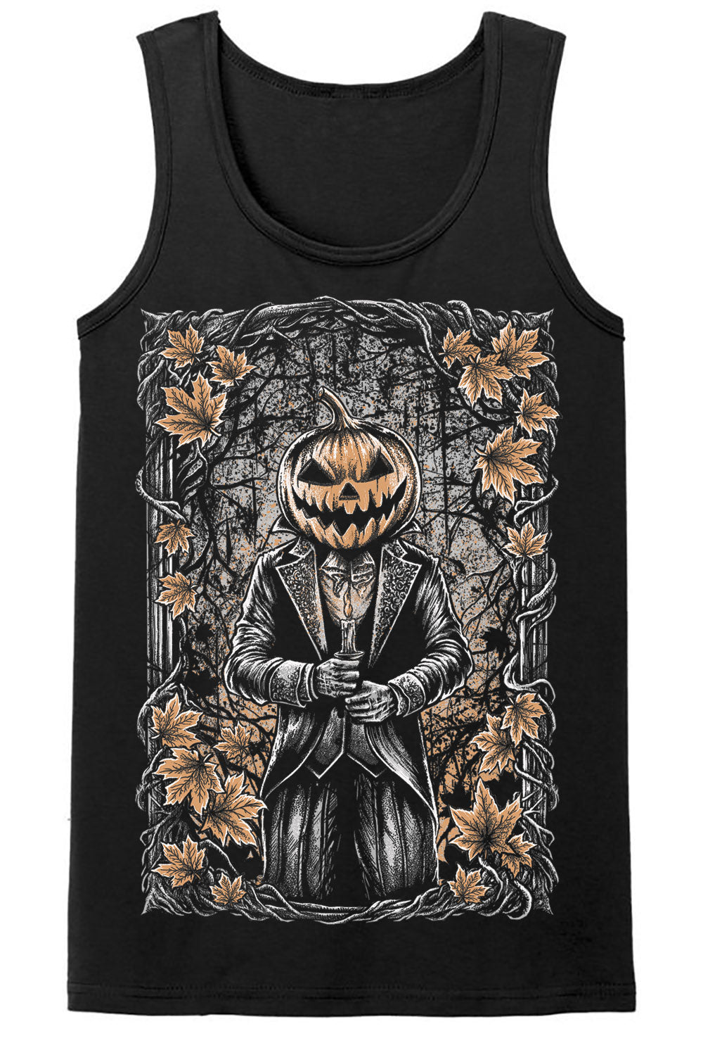 goth halloween tank top