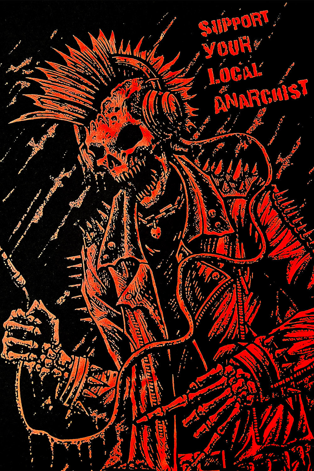 deathrock anarchist t-shirt 
