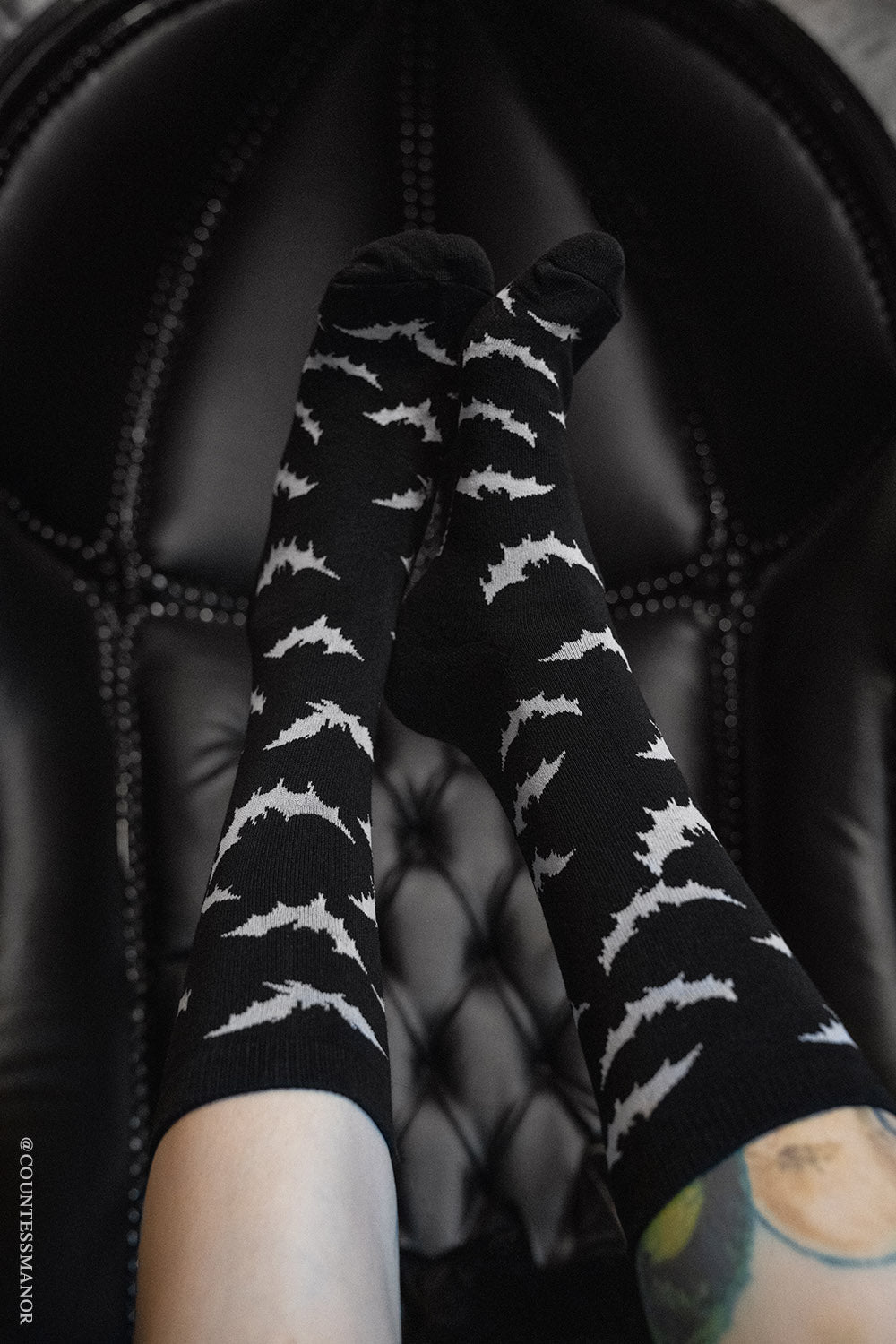 halloween bat socks by vampirefreaks 