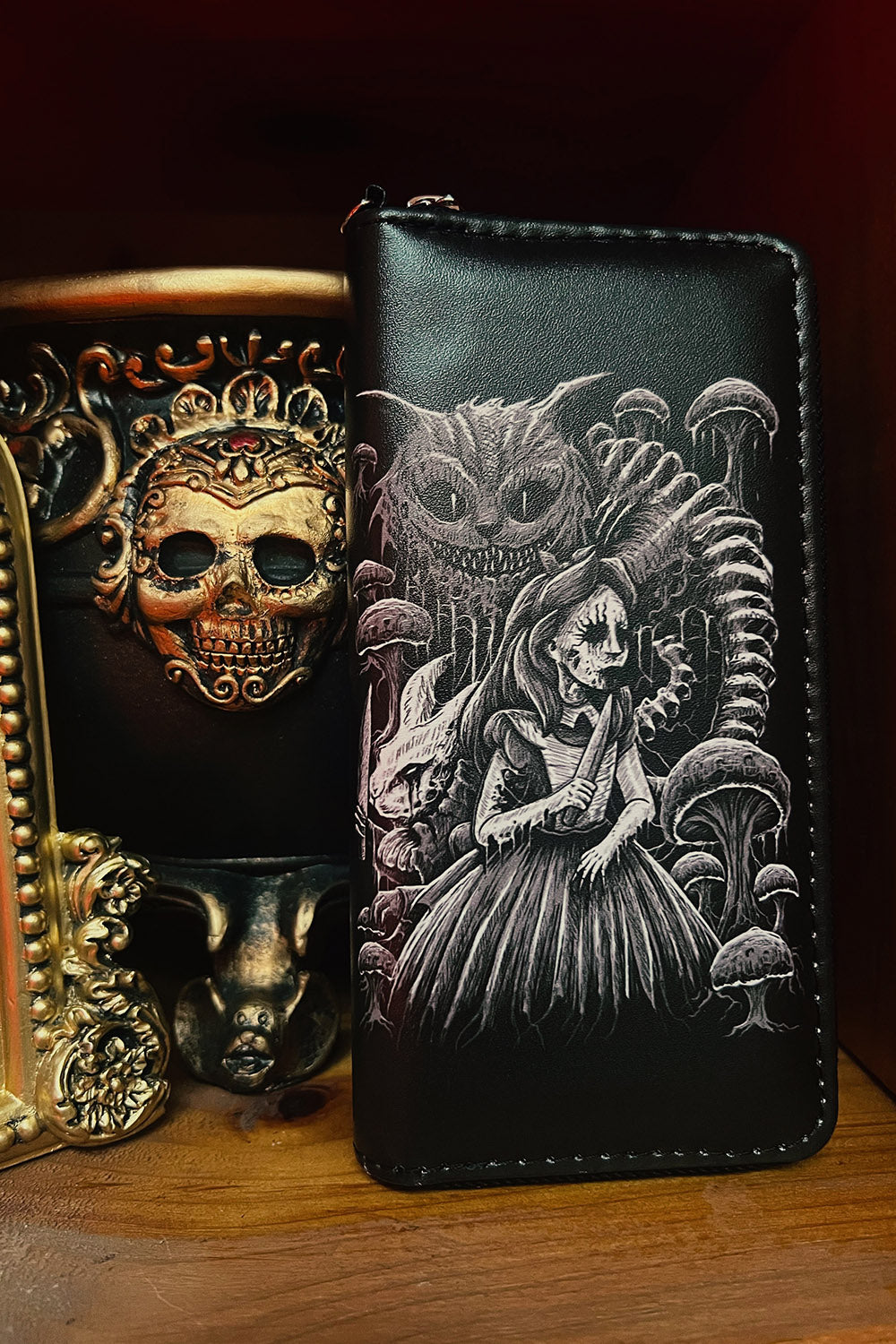 vintage goth styled wallet