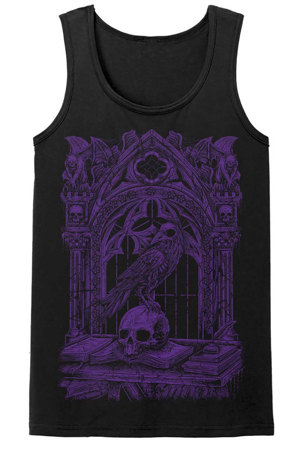 Quoth the Raven T-shirt [PURPLE]