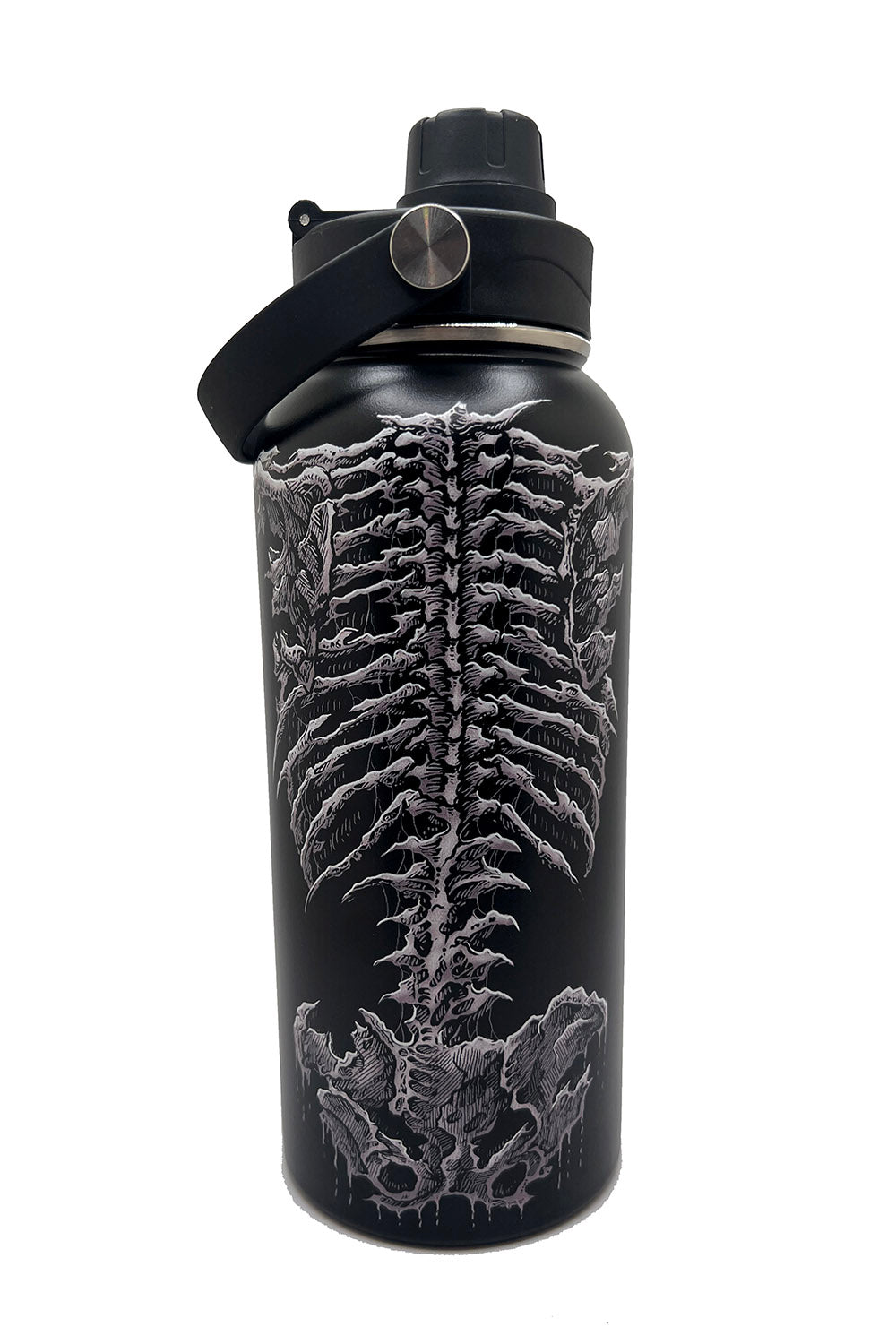 skeleton stainless steel water bottle