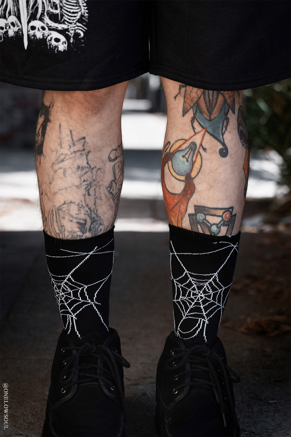 mens gothic socks