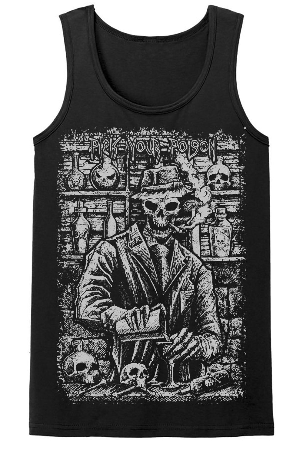 punk mens muscle t tank top