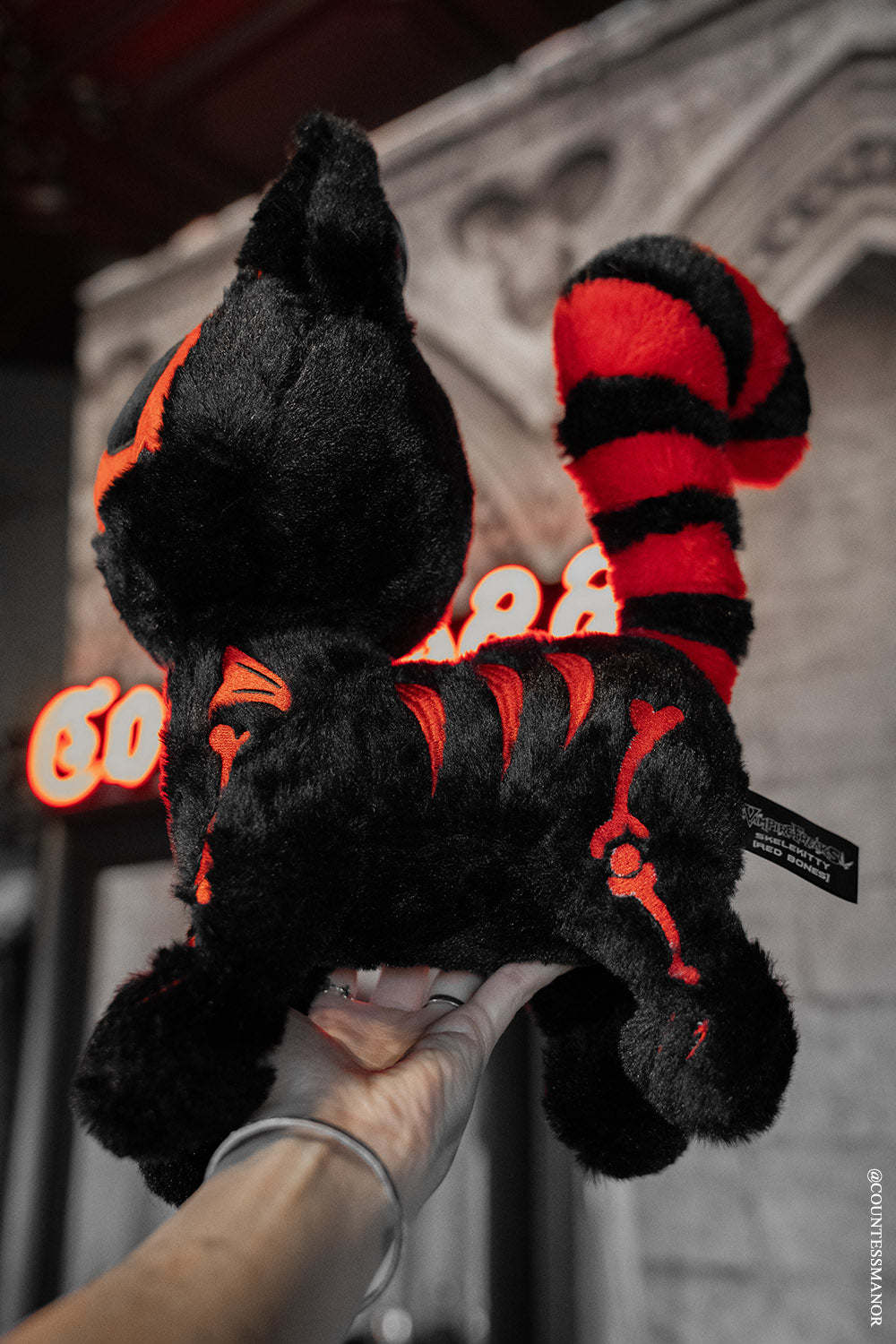 Skelekitty Plush Toy [Red Bones Limited Edition]