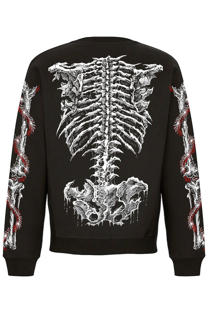 scary goth christmas sweatshirt