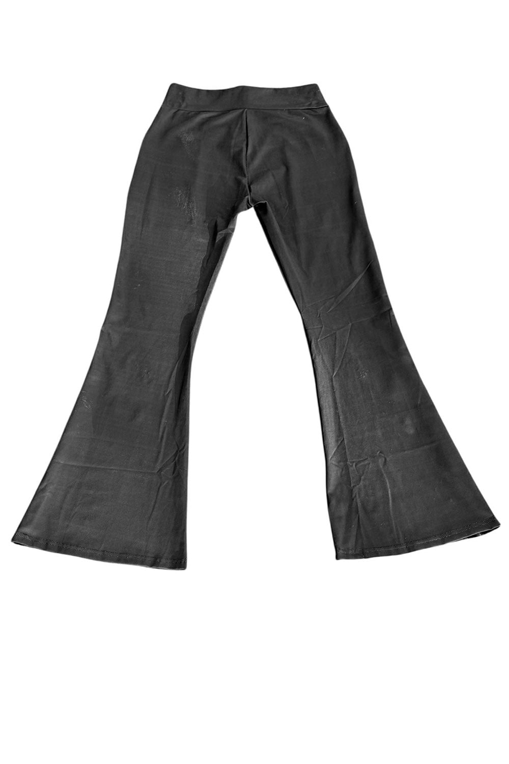 flared goth leggings with pockets