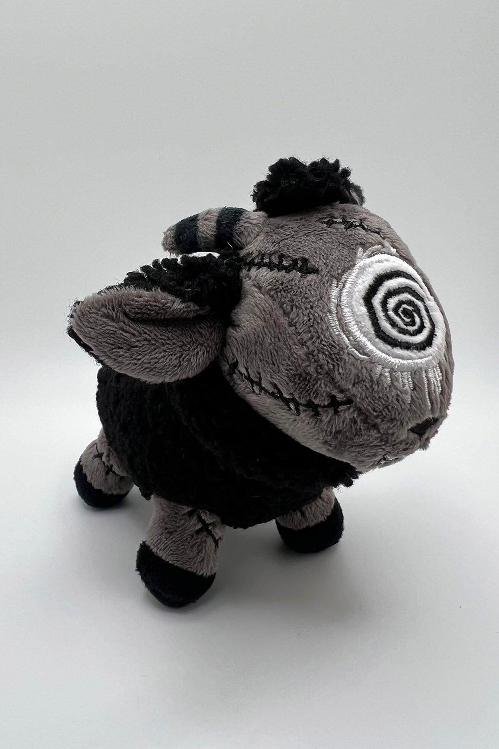 gothic black sheep emo plushie toy 