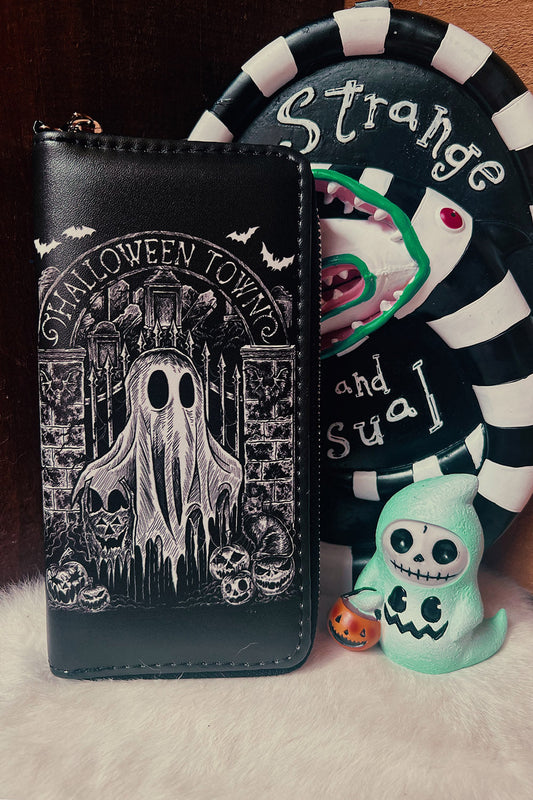 double-sided halloween ghost wallet