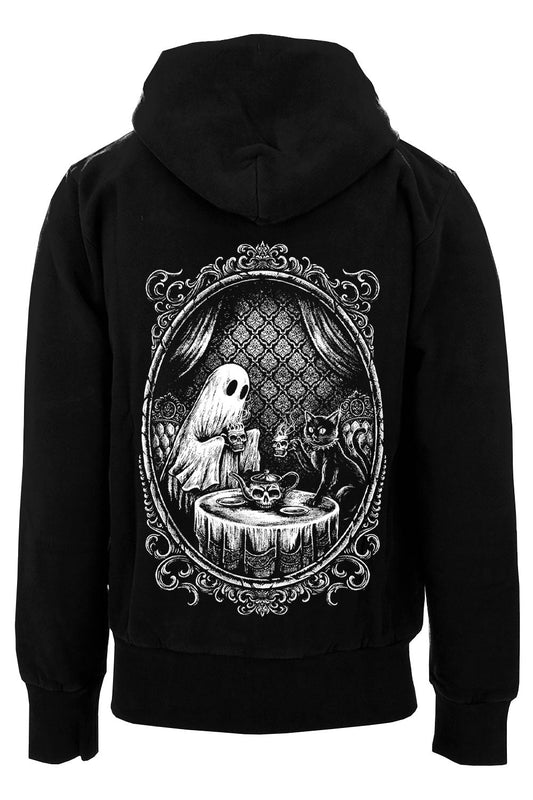 mens black gothic pullover hoodie