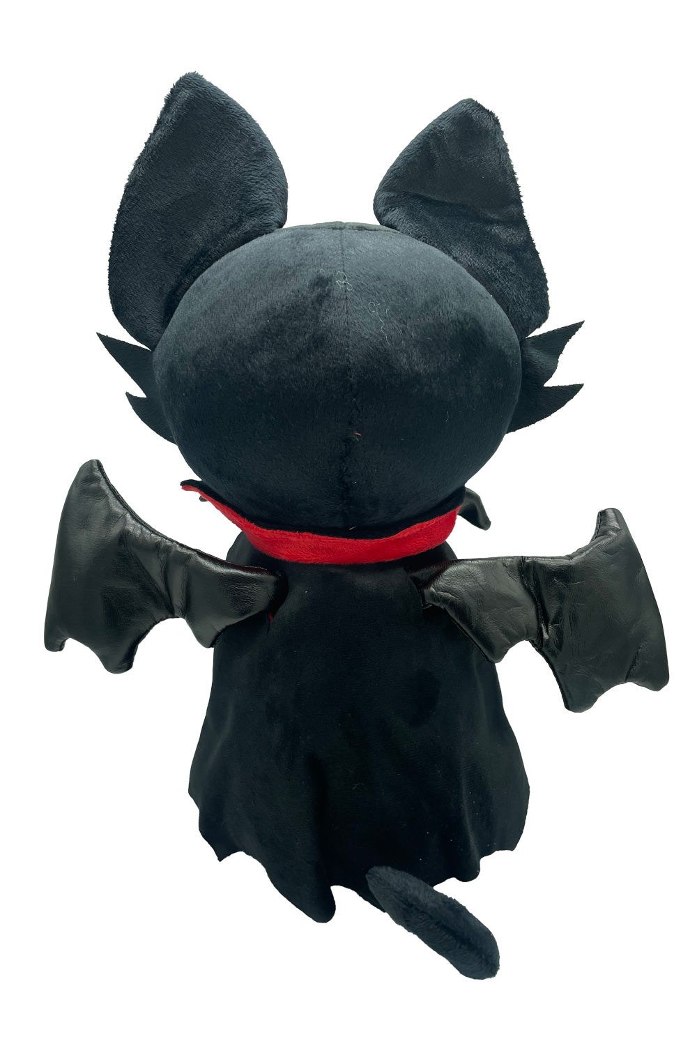 black vampire bat cat with bat wings stuffed toy