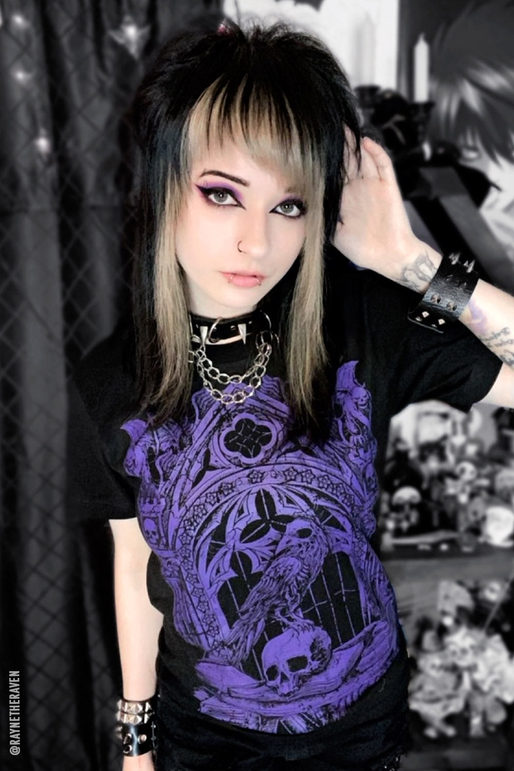 Quoth the Raven T-shirt [PURPLE]