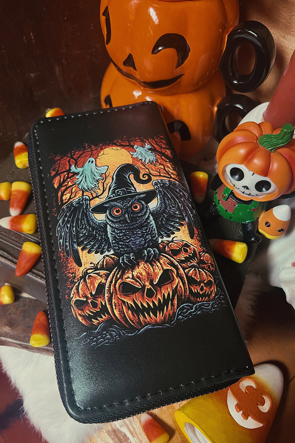 autumn goth wallet