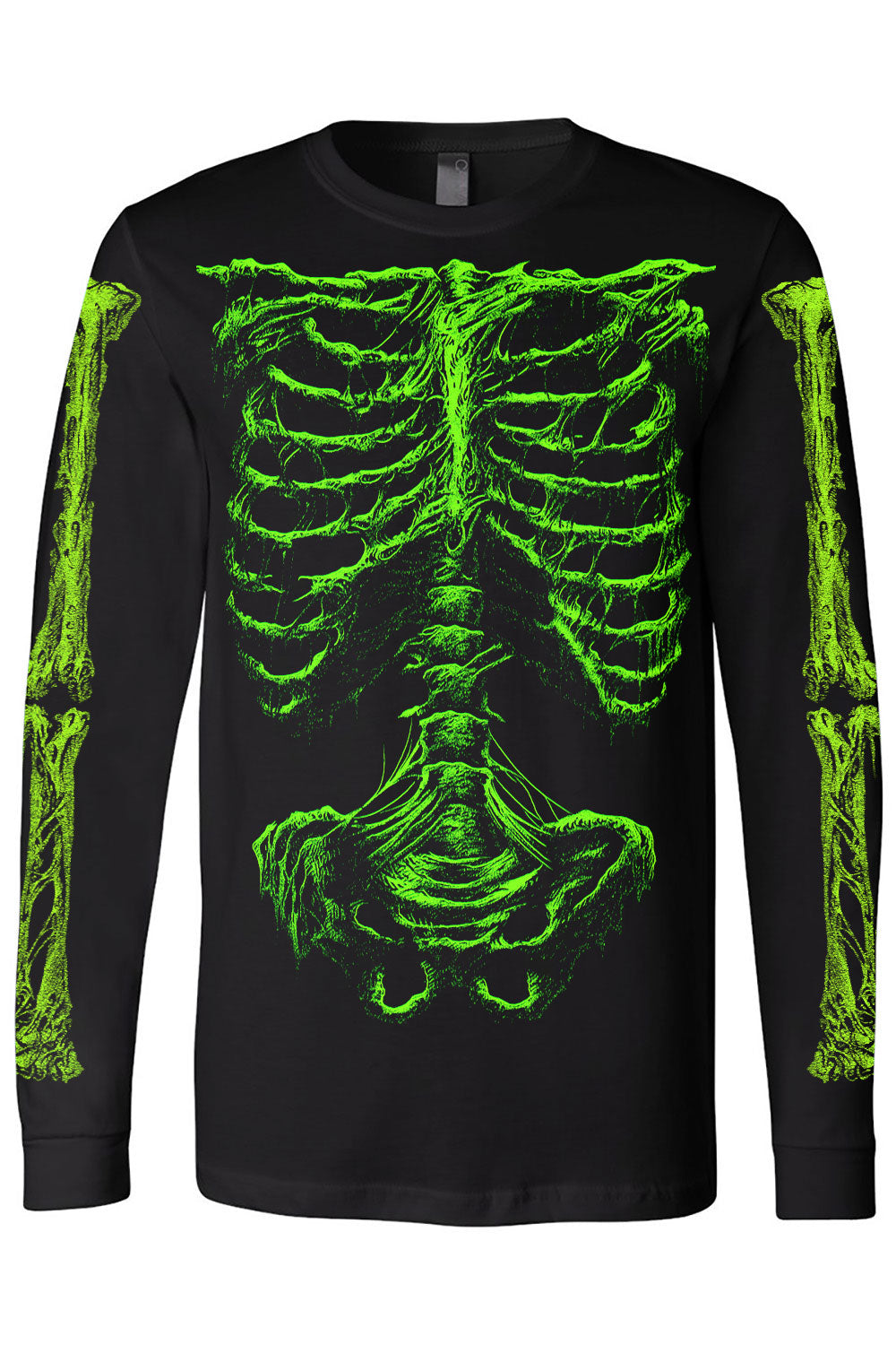 neon green goth shirt