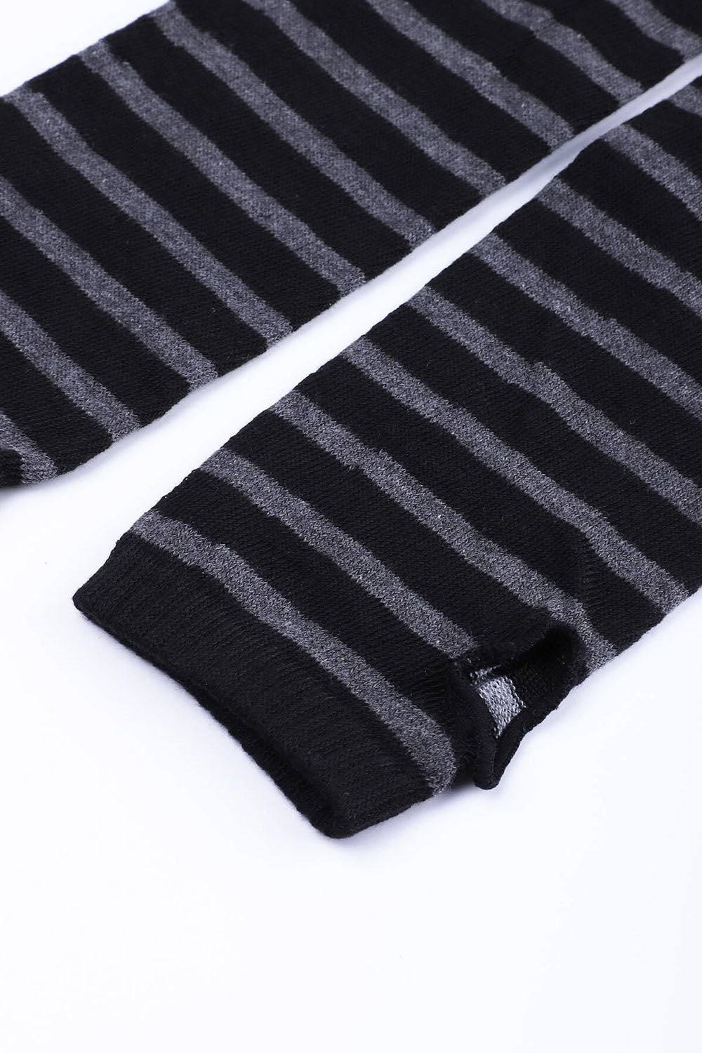 Emo Striped Arm Warmers [BLACK/GREY]