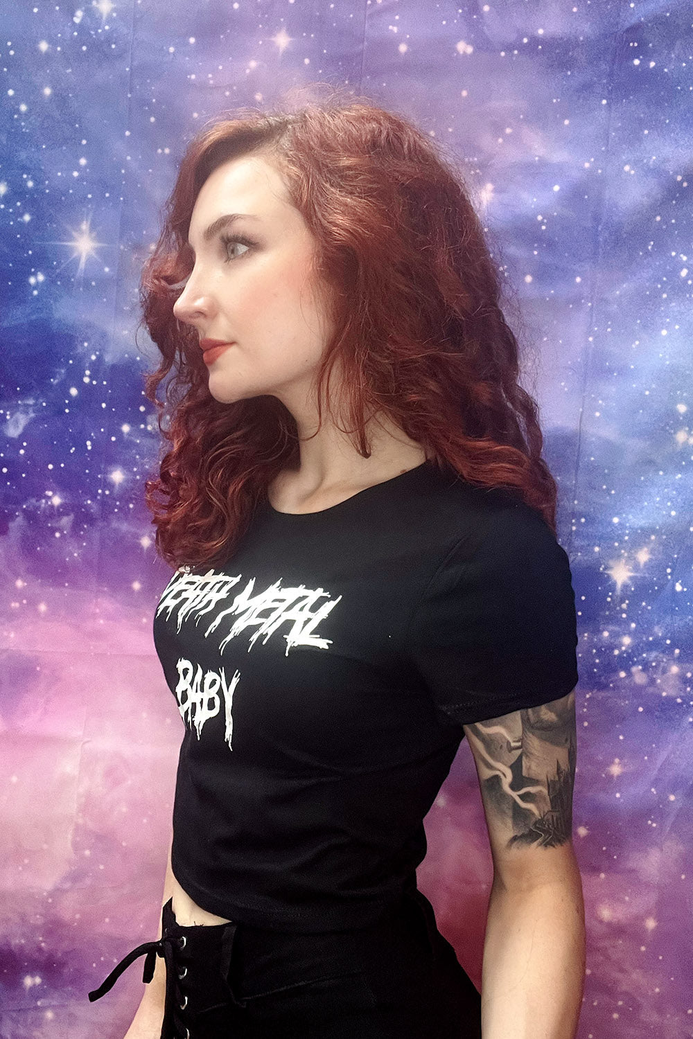 Death Metal Baby Crop Top