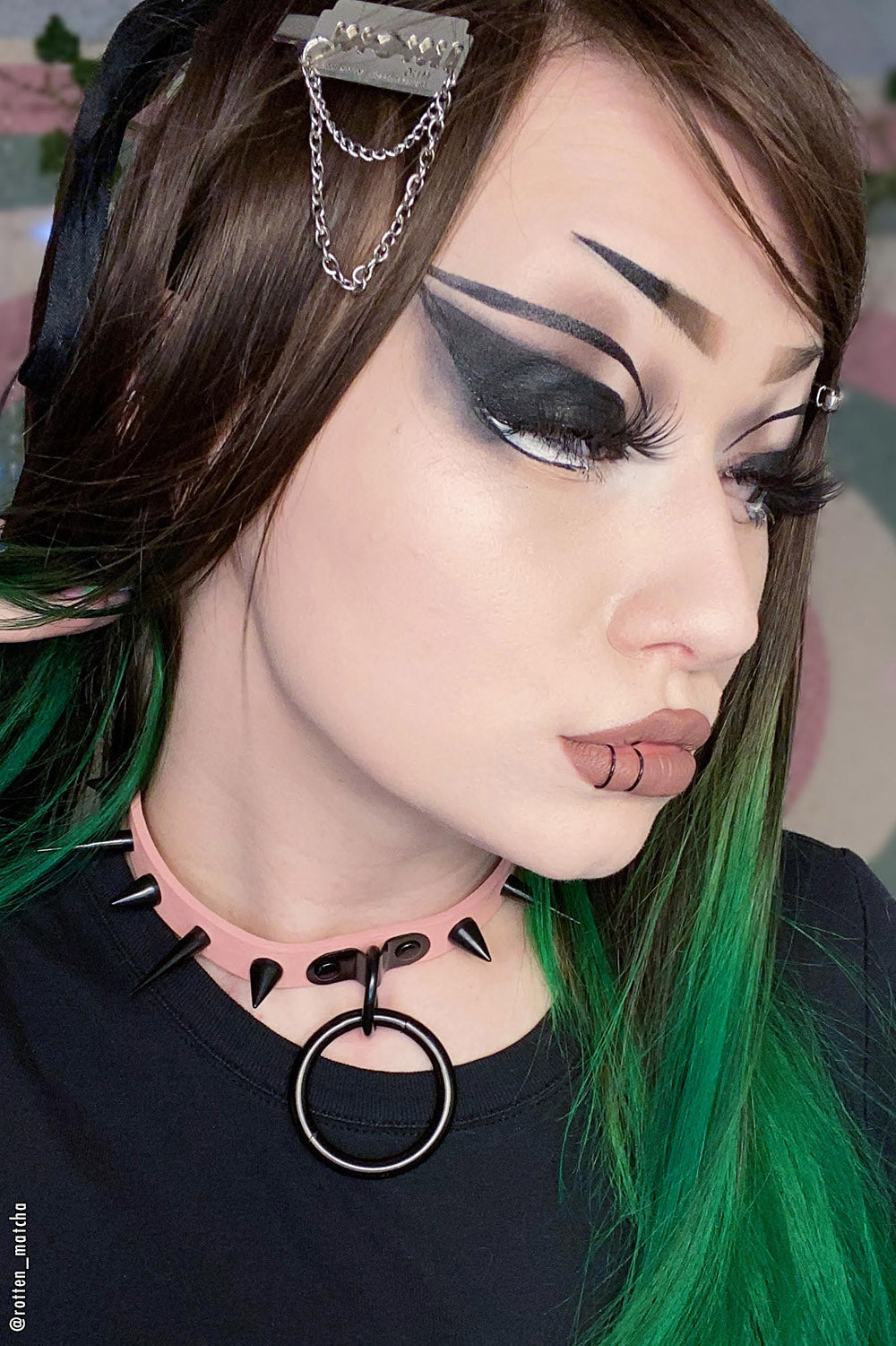 Pale Pink Death Choker [BLACK O-RING]